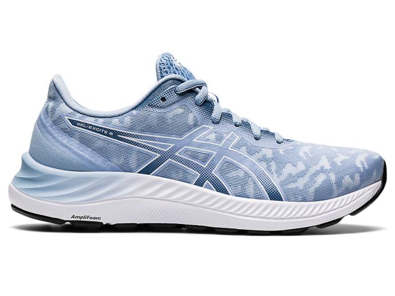 Sapatilhas Running Asics GEL-EXCITE 8 Twist Mulher Luz Azuis, 7365A690.795